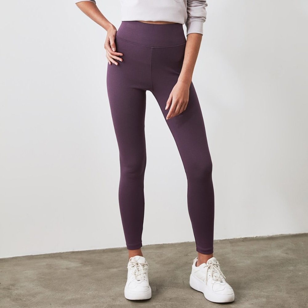 High Waist Purple Leggings Small